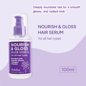Alternative view of Shakebar Nourish & Gloss Serum 100ml  - For All Hair Types with Honey, Collagen & Vitamins